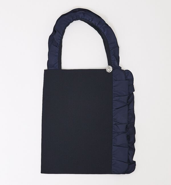 abahouse mavie「【エニデイカセット】フリルトートバック」|エコバッグ|