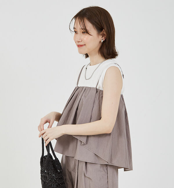 abahouse mavie「シャイニータフタビスチェ」|キャミソール|