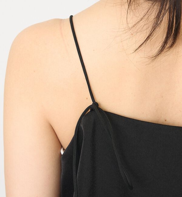 abahouse mavie「【レイヤード映え】サテン裾レースキャミソール」|キャミソール|