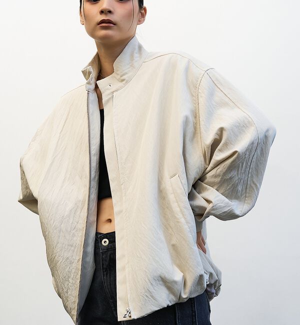 NOMINE「中綿 ドルマン ボリューム ブルゾン」|ブルゾン・スタジャン|