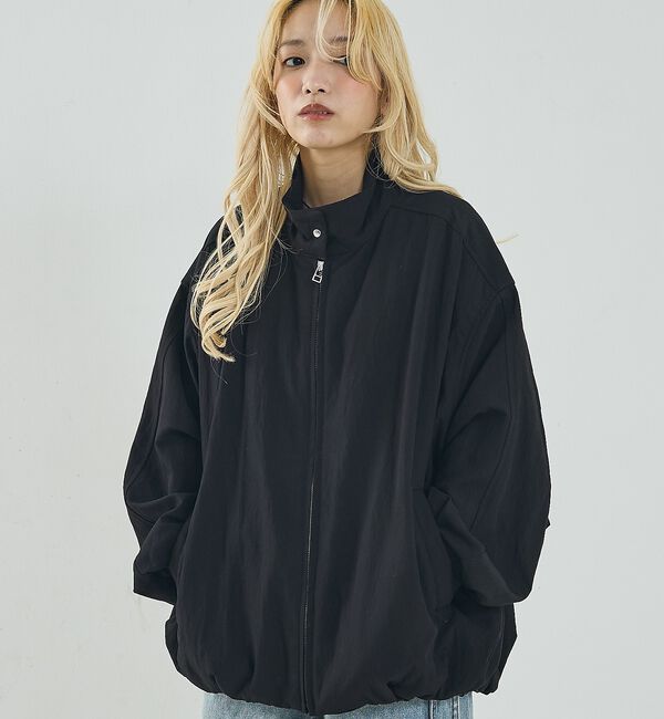 NOMINE「中綿 ドルマン ボリューム ブルゾン」|ブルゾン・スタジャン|