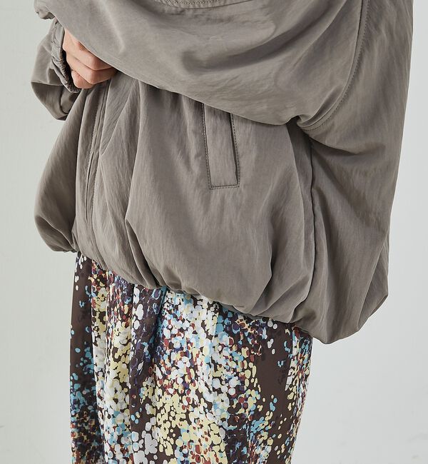 NOMINE「中綿 ドルマン ボリューム ブルゾン」|ブルゾン・スタジャン|