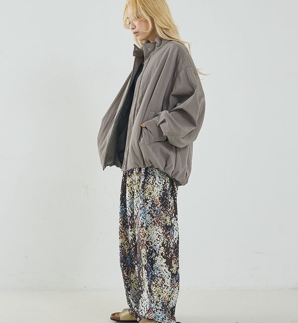 NOMINE「中綿 ドルマン ボリューム ブルゾン」|ブルゾン・スタジャン|