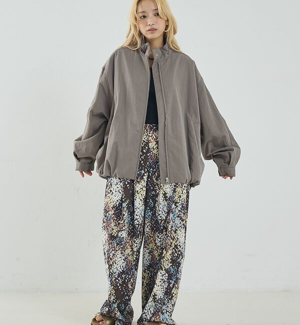 NOMINE「中綿 ドルマン ボリューム ブルゾン」|ブルゾン・スタジャン|