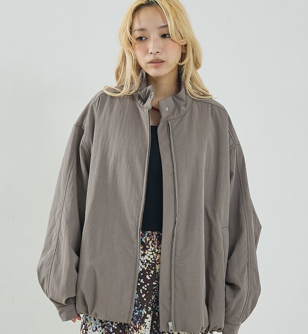 NOMINE「中綿 ドルマン ボリューム ブルゾン」|ブルゾン・スタジャン|