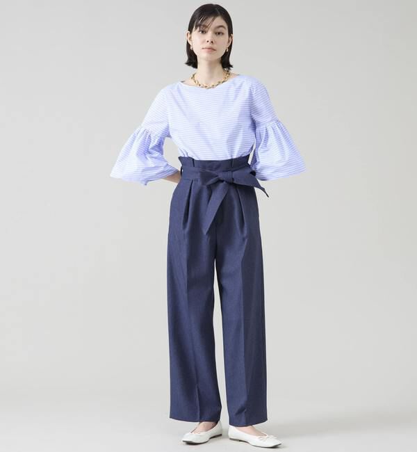 TIARA「ウエストタックワイドパンツ」|その他|