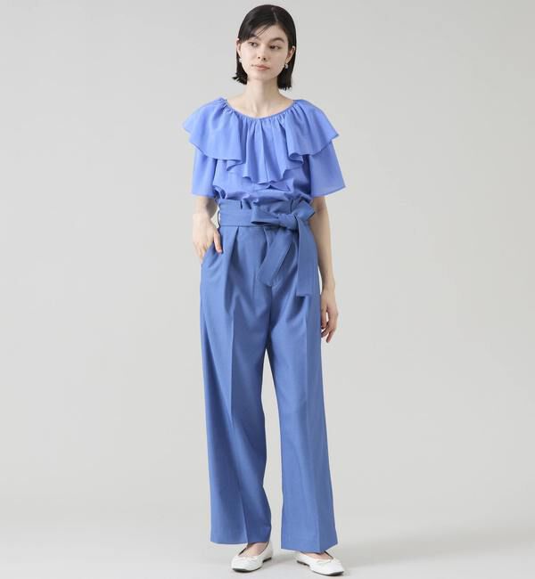 TIARA「ウエストタックワイドパンツ」|その他|