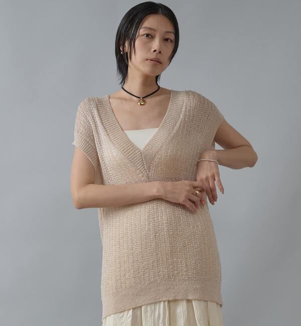 Liesse「ローゲージサマーニットベスト」|ニット・セーター|