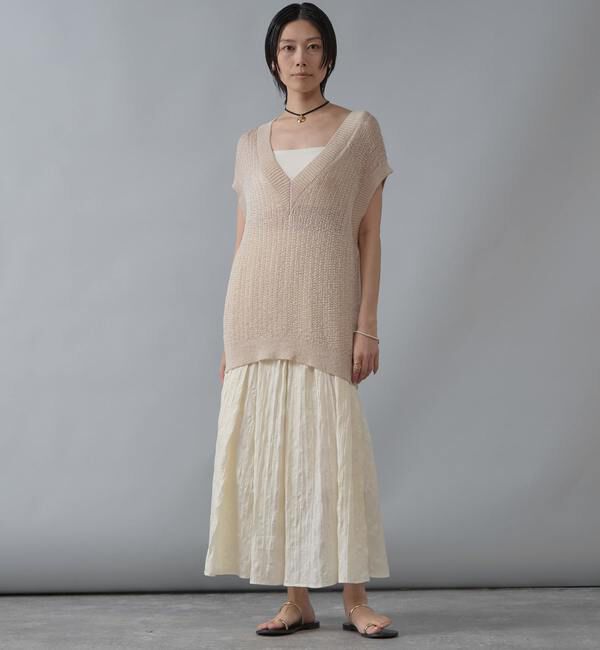 Liesse「ローゲージサマーニットベスト」|ニット・セーター|