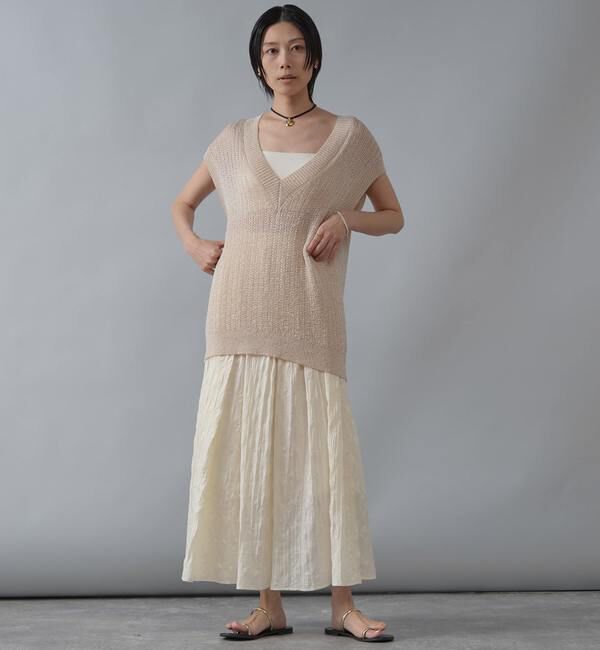 Liesse「ローゲージサマーニットベスト」|ニット・セーター|