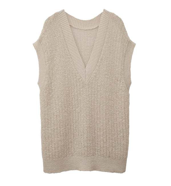 Liesse「ローゲージサマーニットベスト」|ニット・セーター|