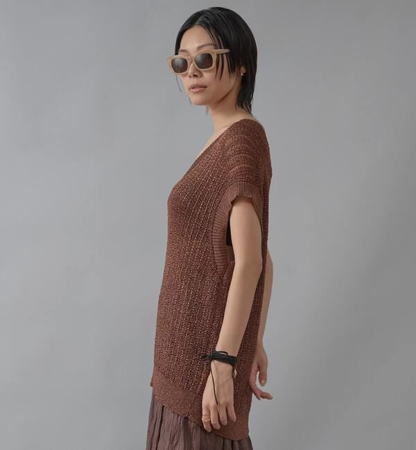 Liesse「ローゲージサマーニットベスト」|ニット・セーター|