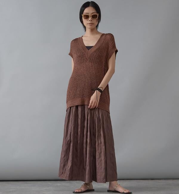 Liesse「ローゲージサマーニットベスト」|ニット・セーター|