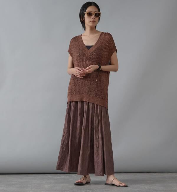 Liesse「ローゲージサマーニットベスト」|ニット・セーター|