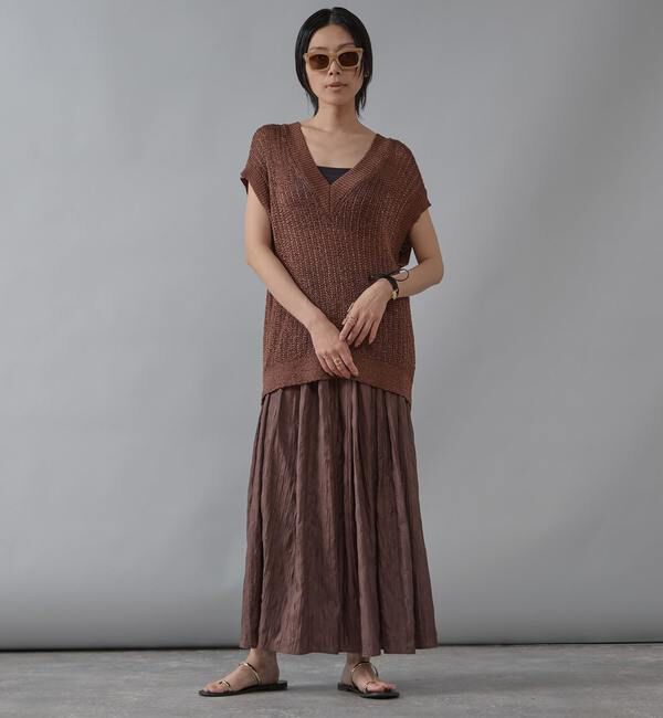 Liesse「ローゲージサマーニットベスト」|ニット・セーター|