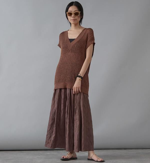 Liesse「ローゲージサマーニットベスト」|ニット・セーター|