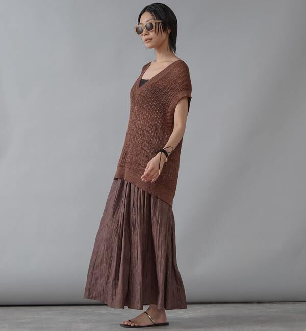 Liesse「ローゲージサマーニットベスト」|ニット・セーター|