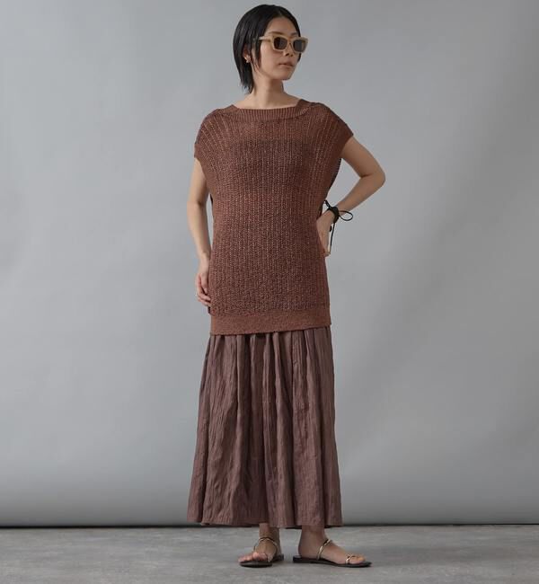 Liesse「ローゲージサマーニットベスト」|ニット・セーター|