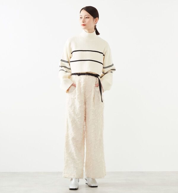 Soffitto「2WAYボーダーニット」|ニット・セーター|