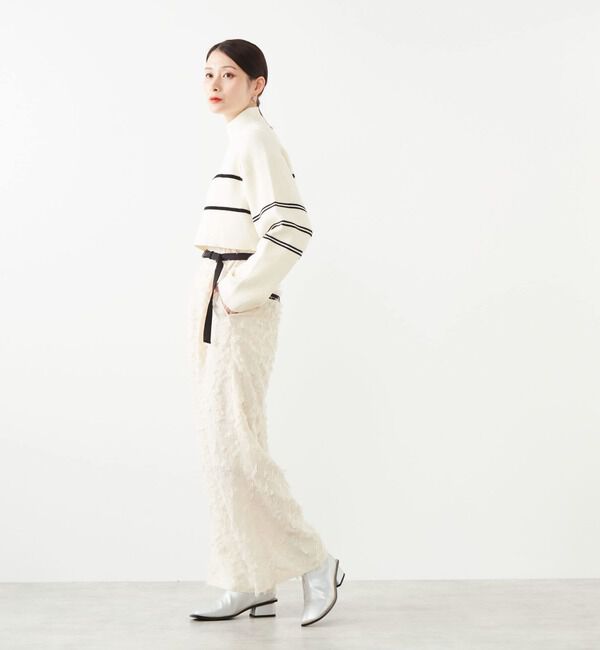 Soffitto「2WAYボーダーニット」|ニット・セーター|