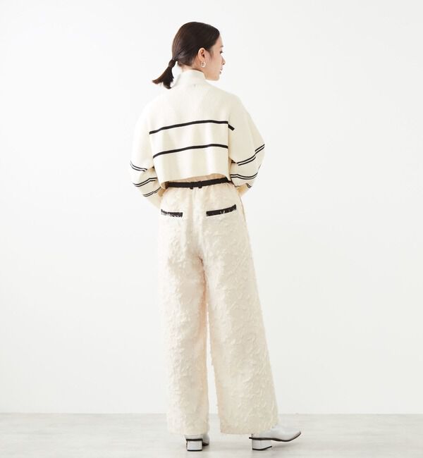 Soffitto「2WAYボーダーニット」|ニット・セーター|
