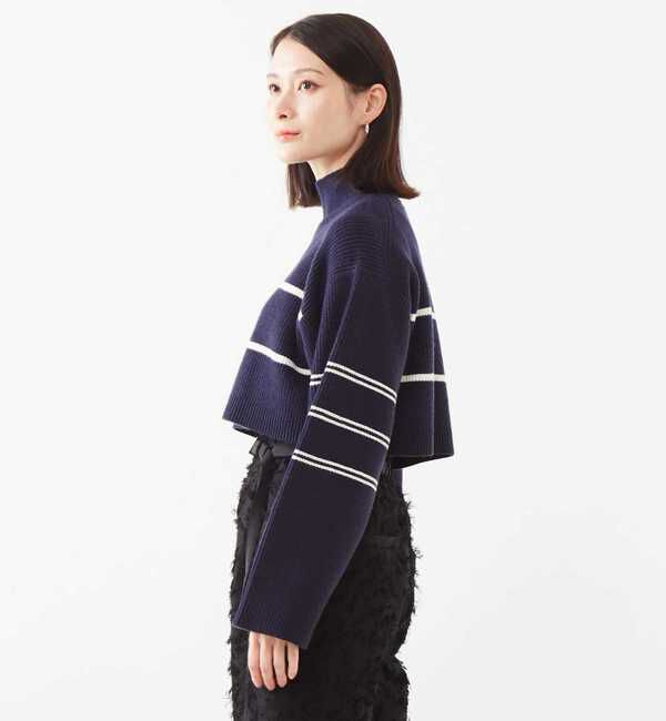 Soffitto「2WAYボーダーニット」|ニット・セーター|