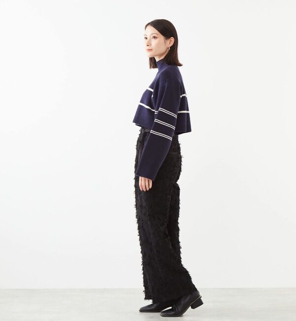 Soffitto「2WAYボーダーニット」|ニット・セーター|