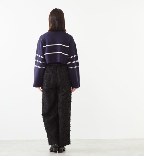 Soffitto「2WAYボーダーニット」|ニット・セーター|