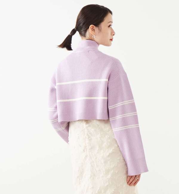Soffitto「2WAYボーダーニット」|ニット・セーター|