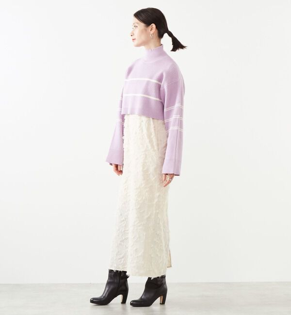 Soffitto「2WAYボーダーニット」|ニット・セーター|