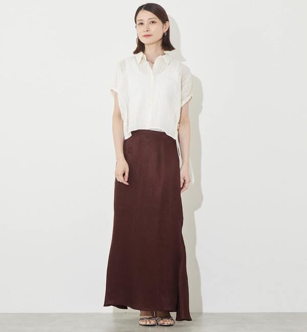 Soffitto「微光沢ヴィンテージ加工マーメイドスカート」|スカート|