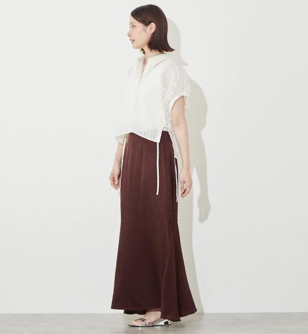 Soffitto「微光沢ヴィンテージ加工マーメイドスカート」|スカート|