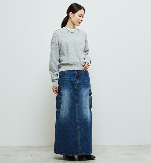 Soffitto「チュールドッキング3WAYカーディガン」|カーディガン|