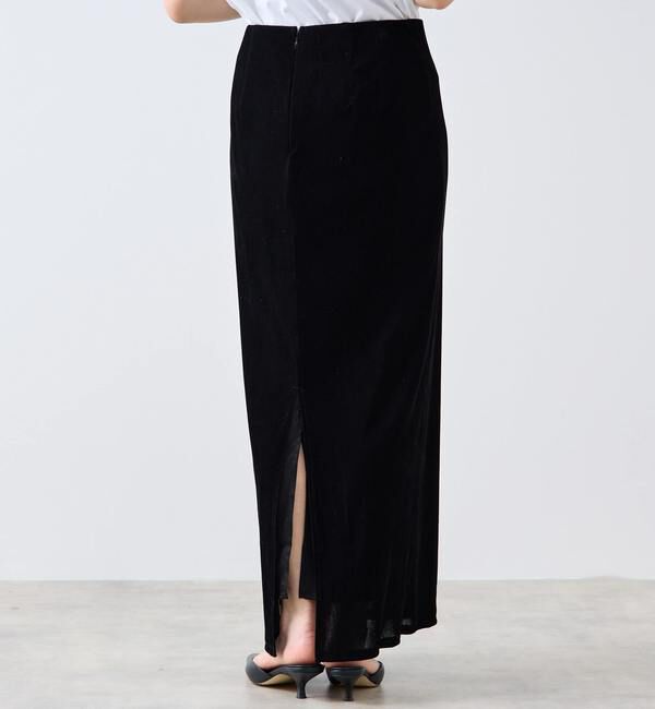 SOFFITTO「フロッキーチュールストレッチスカート」|スカート|