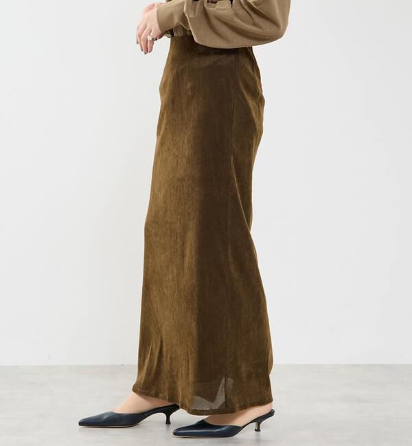 SOFFITTO「フロッキーチュールストレッチスカート」|スカート|