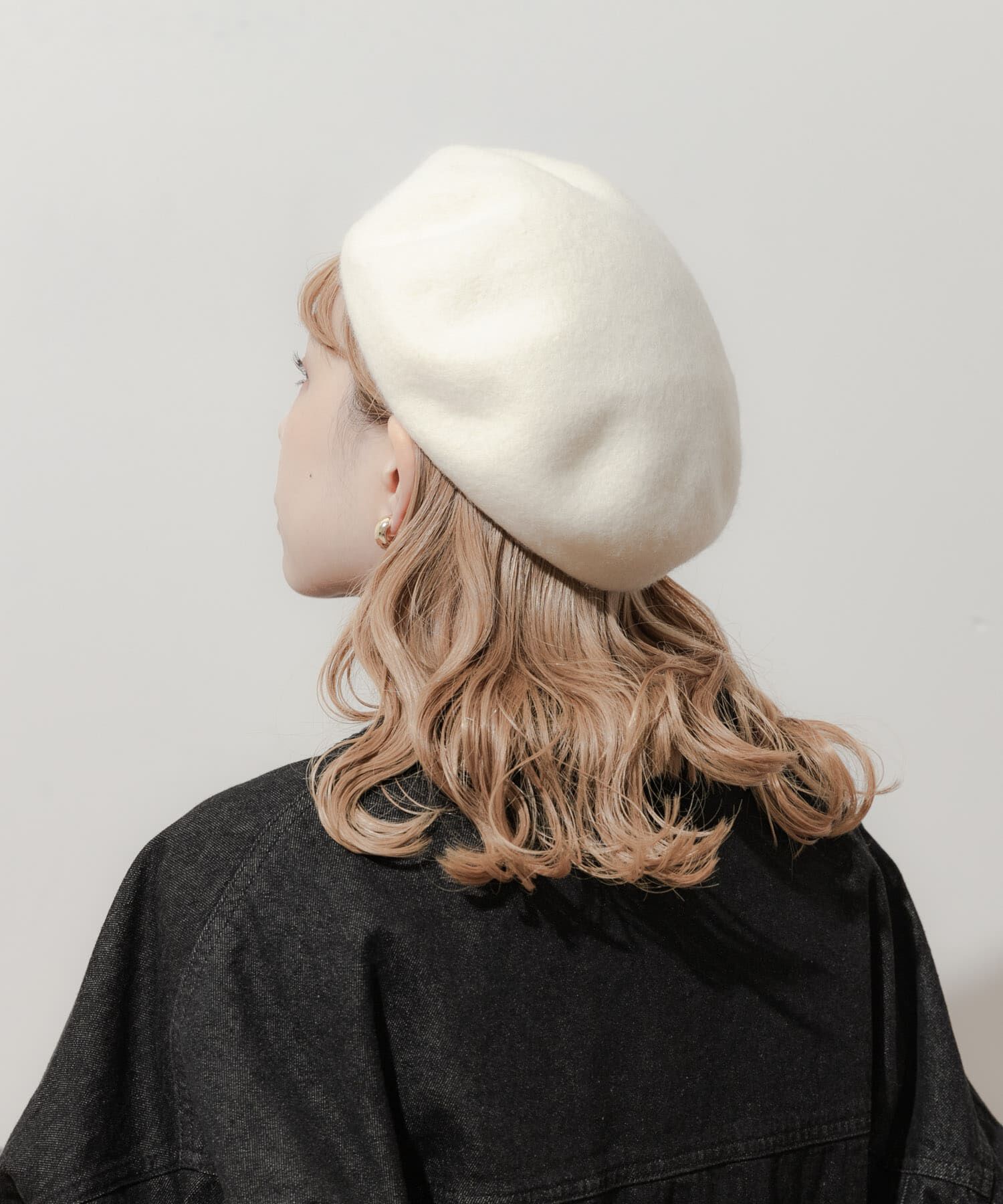 SMELLY「シンプルバスクベレー」|ハンチング・ベレー帽|