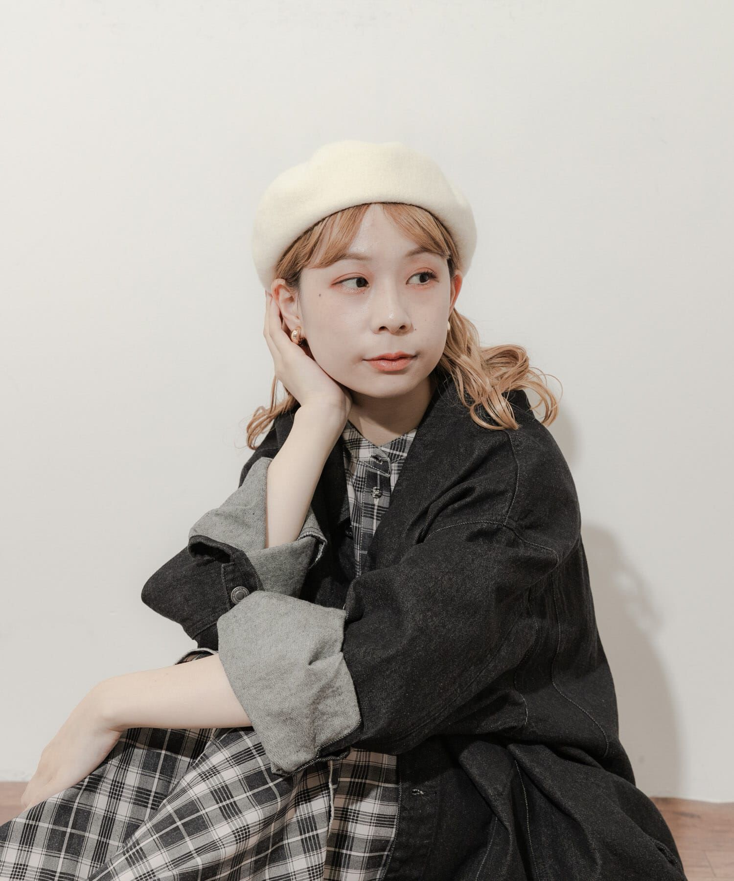 SMELLY「シンプルバスクベレー」|ハンチング・ベレー帽|