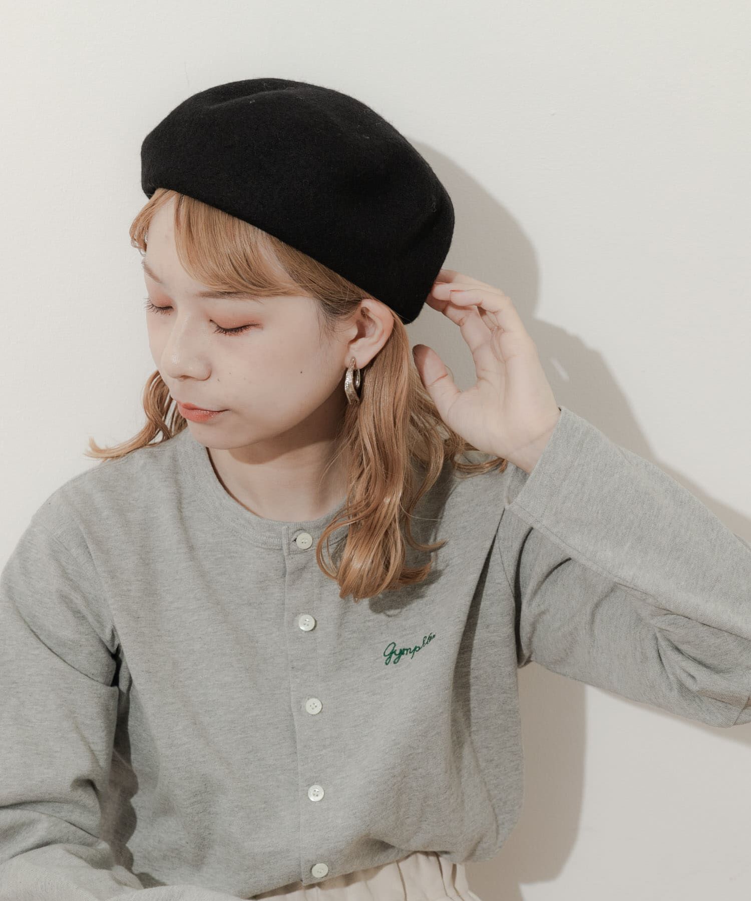 SMELLY「シンプルバスクベレー」|ハンチング・ベレー帽|