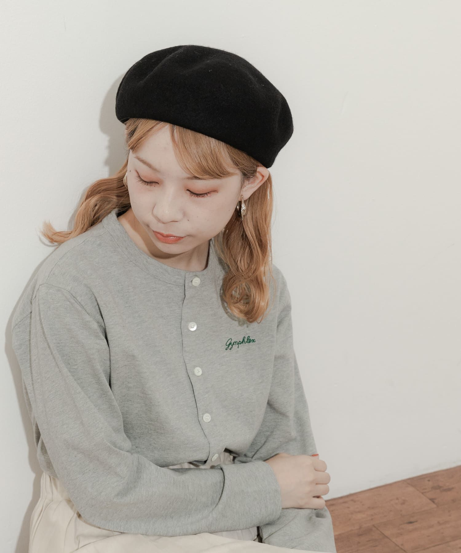 SMELLY「シンプルバスクベレー」|ハンチング・ベレー帽|