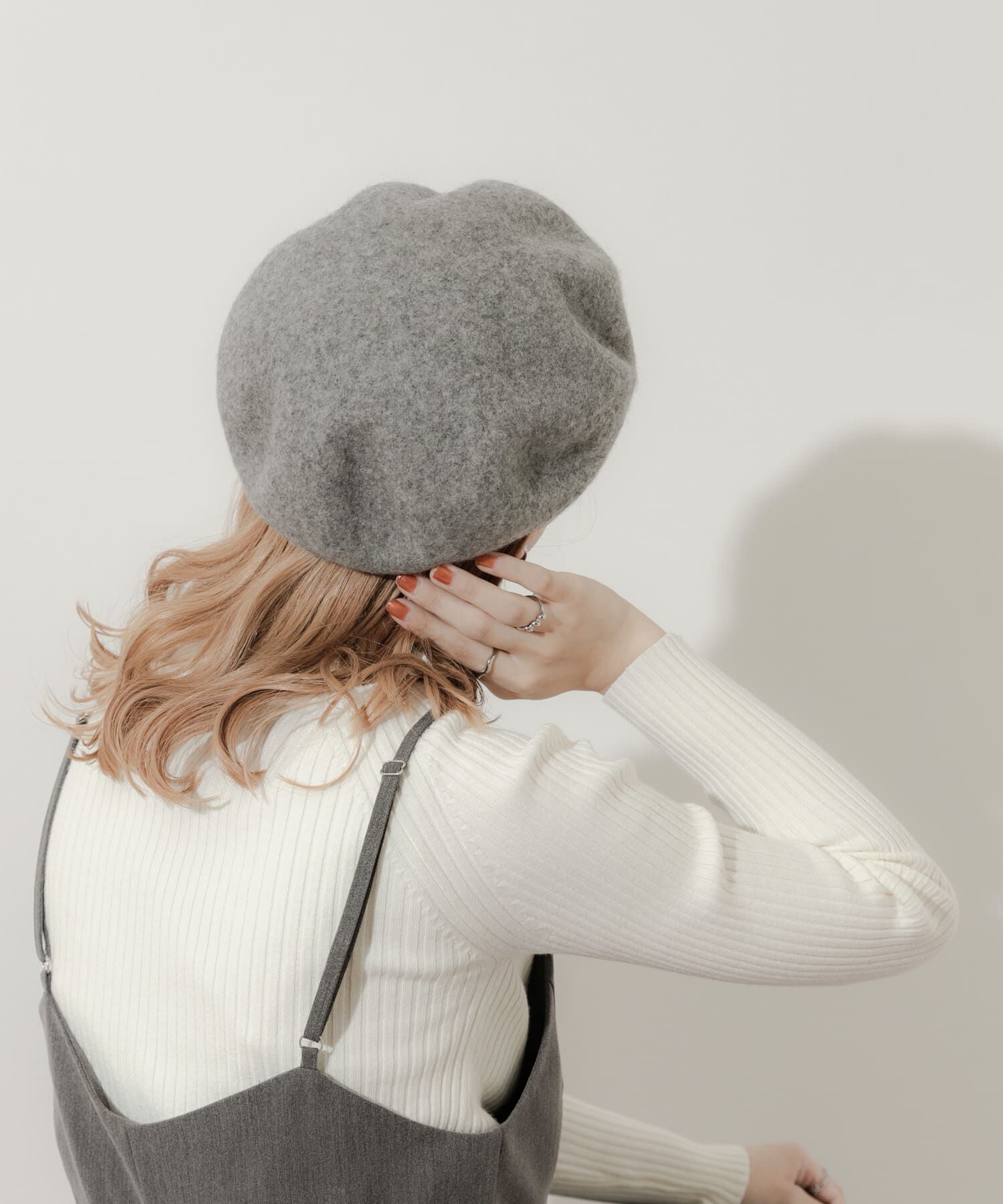 SMELLY「シンプルバスクベレー」|ハンチング・ベレー帽|