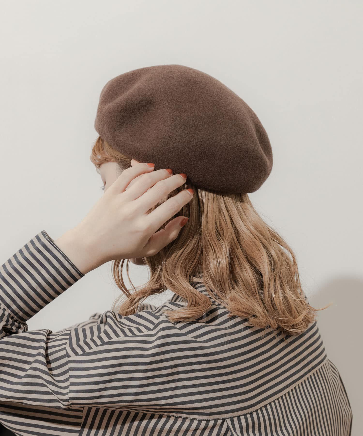 SMELLY「シンプルバスクベレー」|ハンチング・ベレー帽|