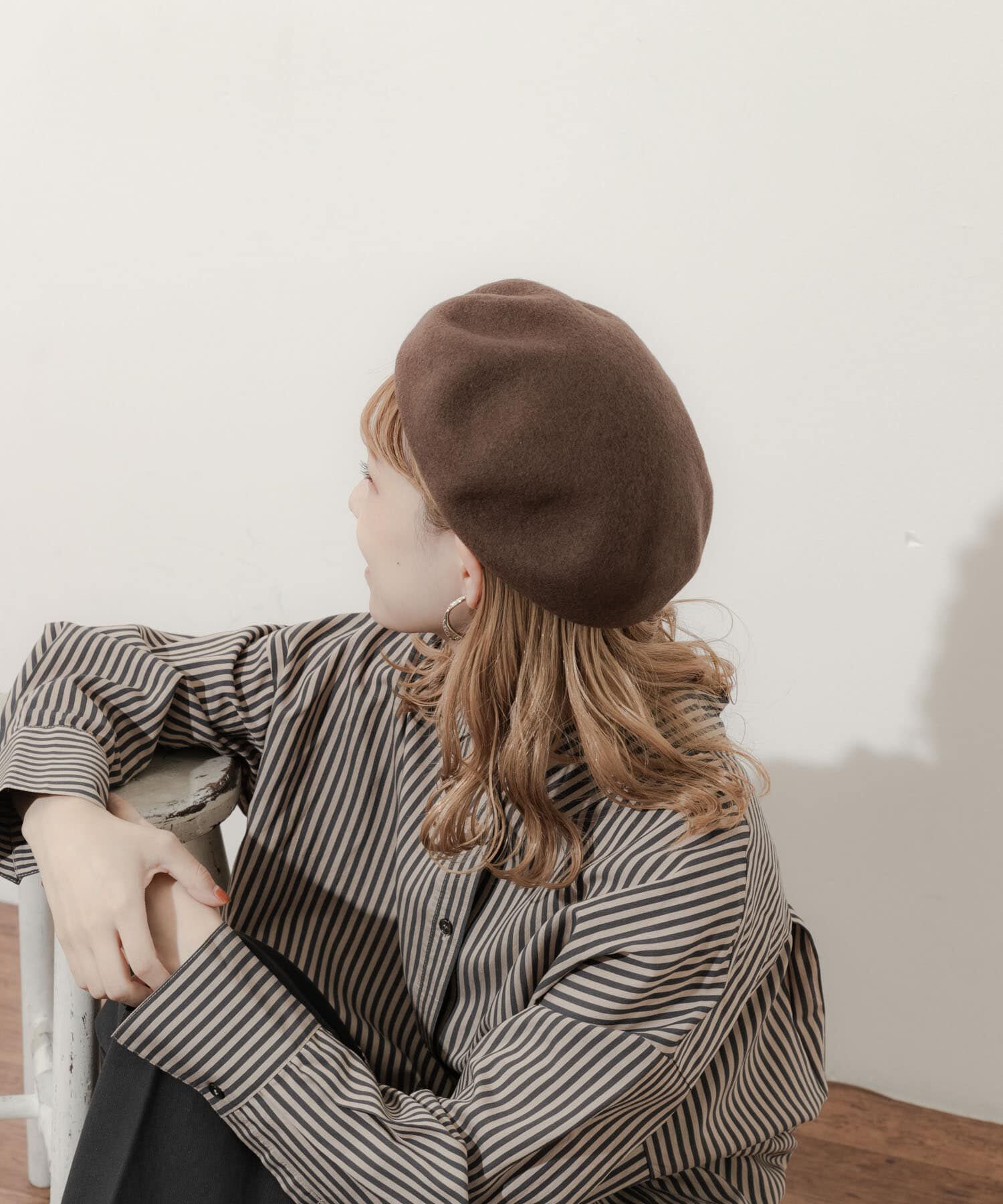 SMELLY「シンプルバスクベレー」|ハンチング・ベレー帽|