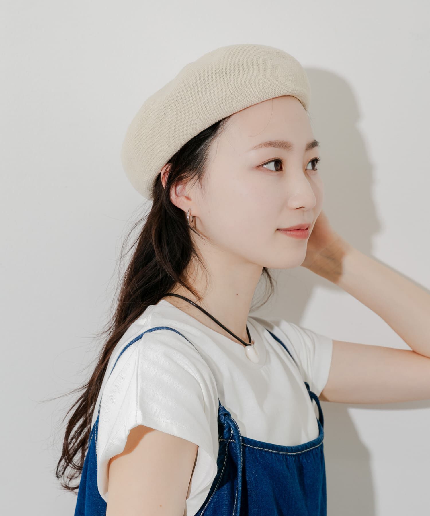 SMELLY「リネンミックスベレー」|ハンチング・ベレー帽|