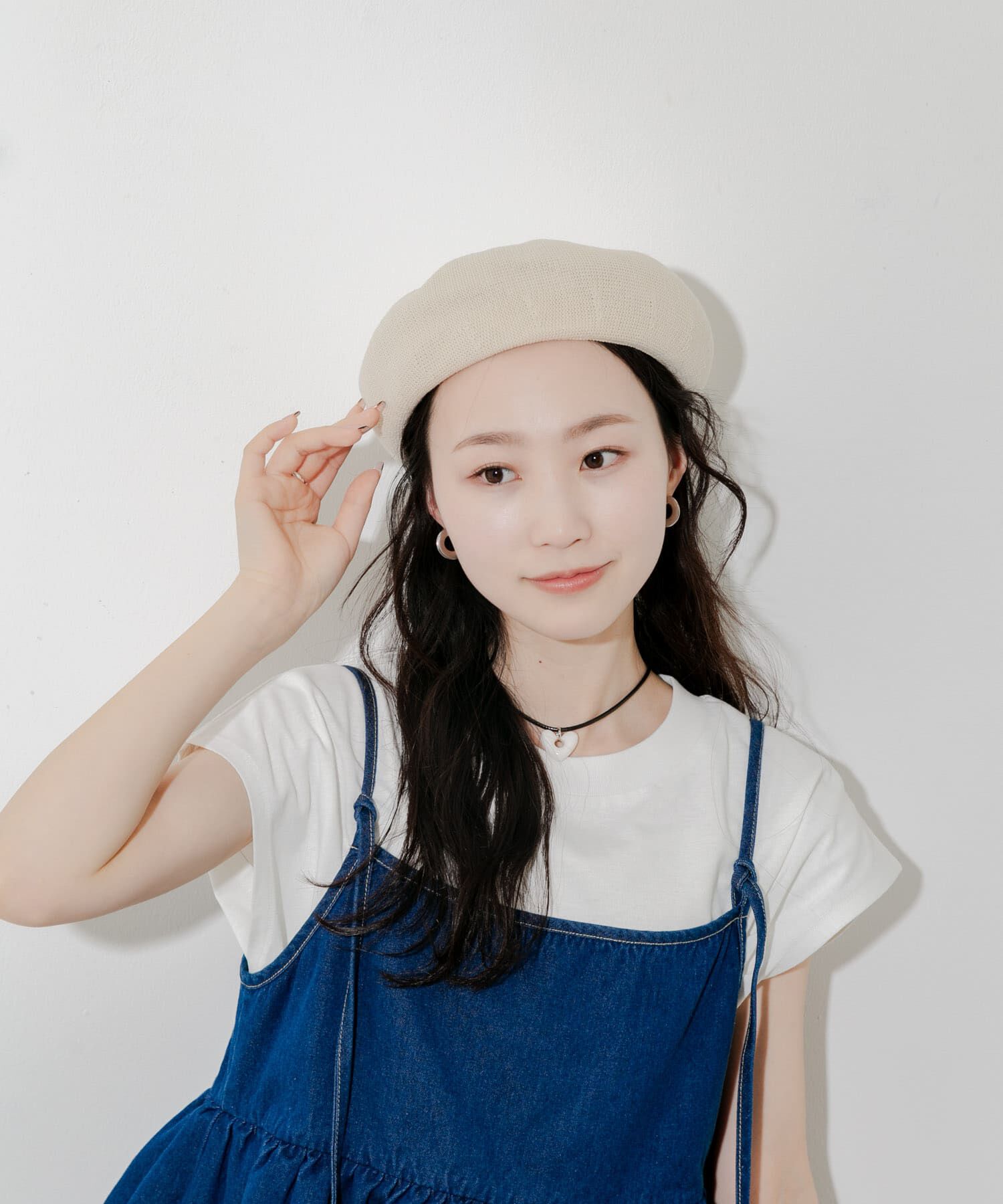 SMELLY「リネンミックスベレー」|ハンチング・ベレー帽|