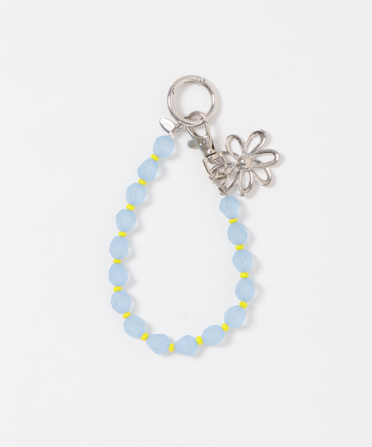 SMELLY「カラービーズフラワーキーチェーン」|チャーム・キーホルダー|