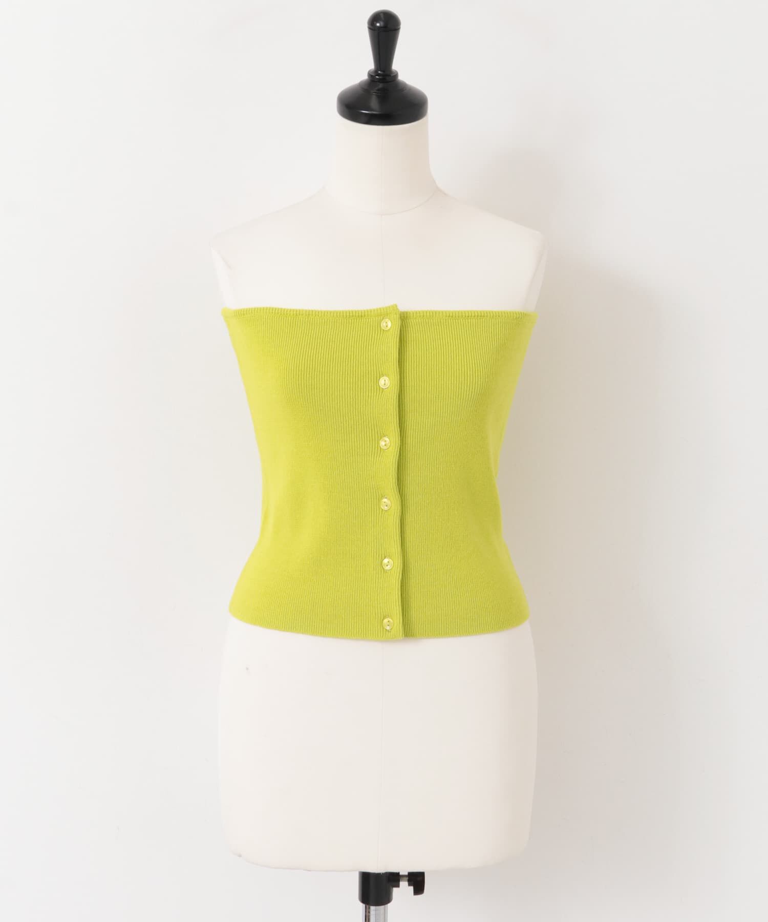 URBAN RESEARCH ROSSO「ボタンデザインベアトップ」|ニット・セーター|