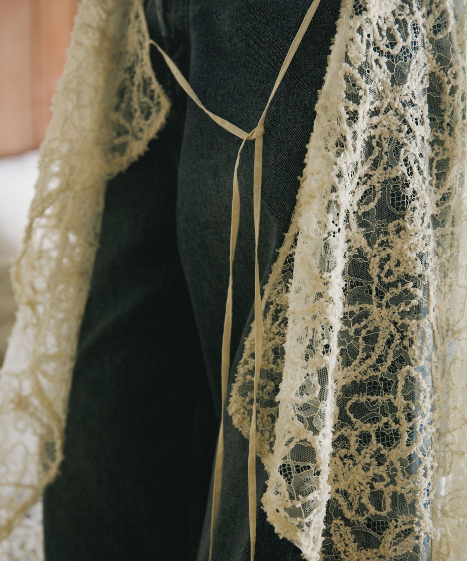 URBAN RESEARCH ROSSO「レースデザインキャミワンピース」|ワンピース|