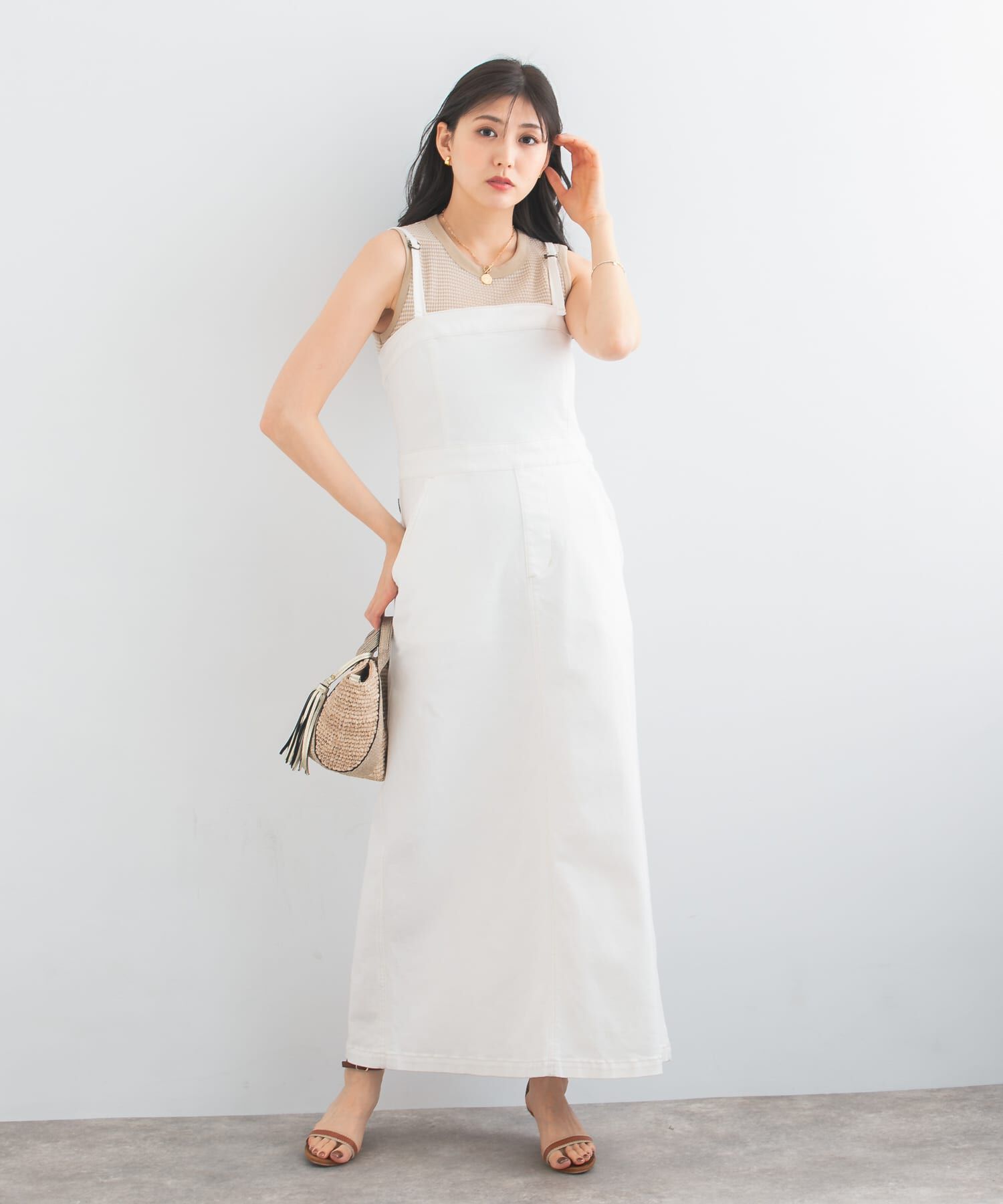 URBAN RESEARCH ROSSO「『別注』Lee&times;ROSSO　BELTED CAMISOLE DRESS」|ワンピース|