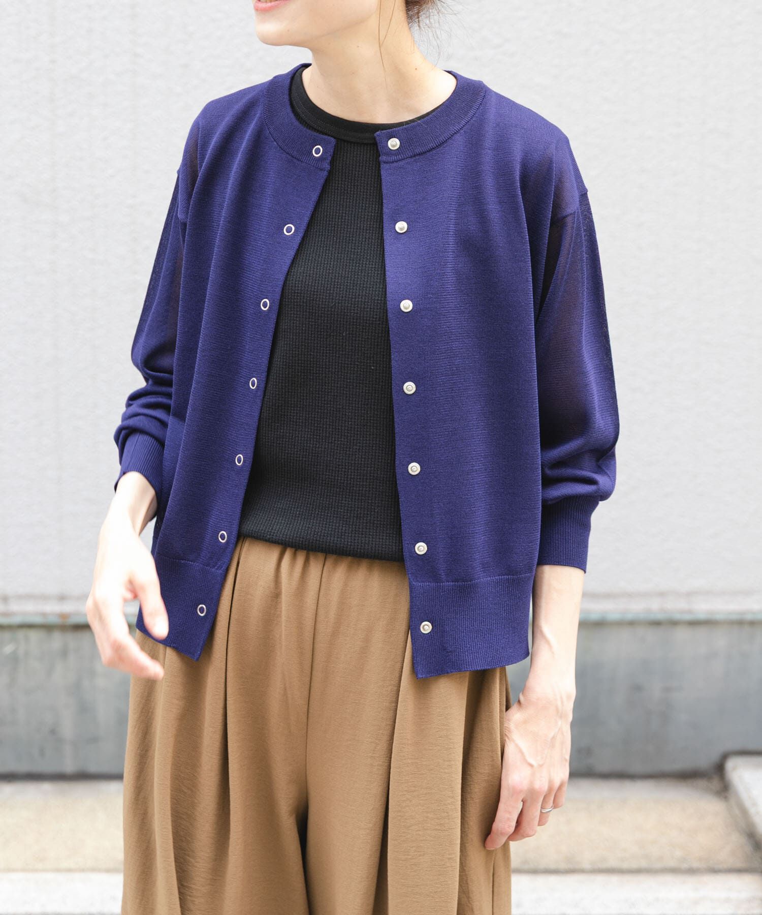 URBAN RESEARCH DOORS「FORK&SPOON　ミニワッフルノースリーブTシャツ」|Tシャツ・カットソー|