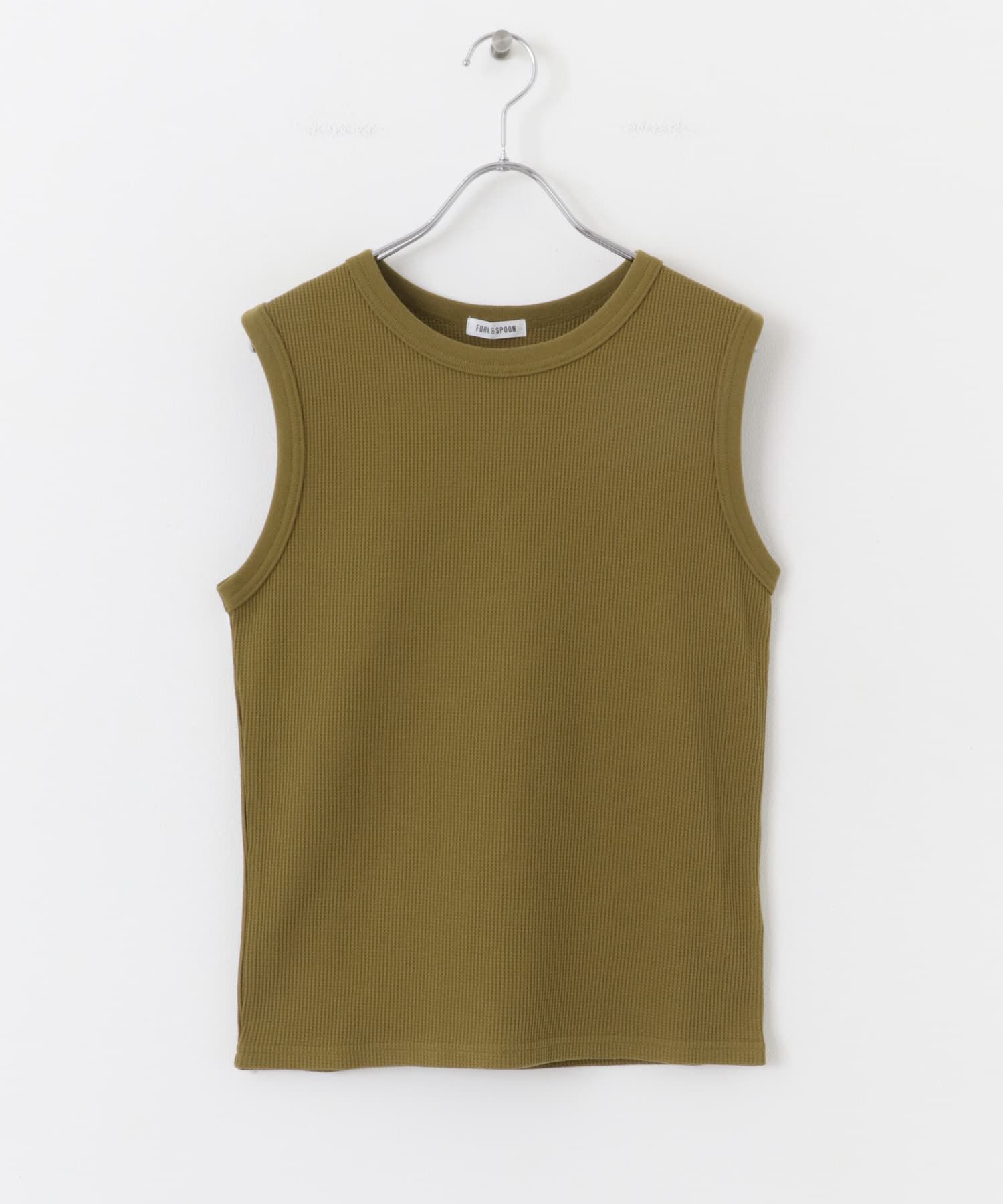 URBAN RESEARCH DOORS「FORK&SPOON　ミニワッフルノースリーブTシャツ」|Tシャツ・カットソー|